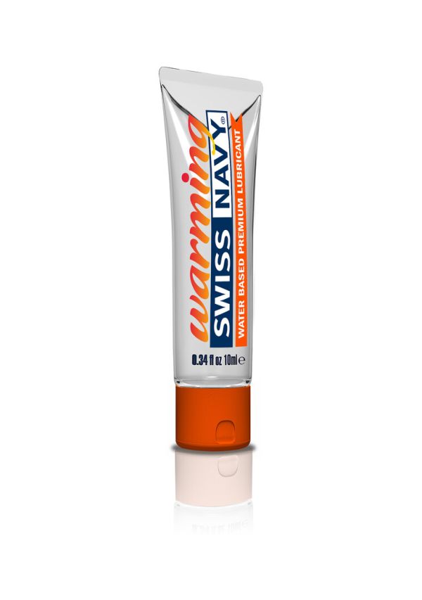 Swiss Navy Warming Lubricante base de agua - 10 ml