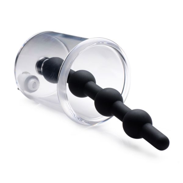 XR Brands Rosebud Cylinder con Bolas Anales de Silicona