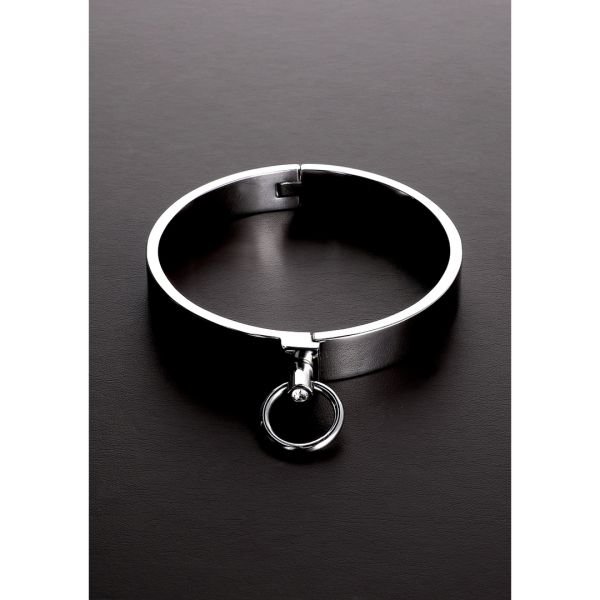 Collar de esclavo Steel Stylish con gemas - Talla US 16 / EU 44