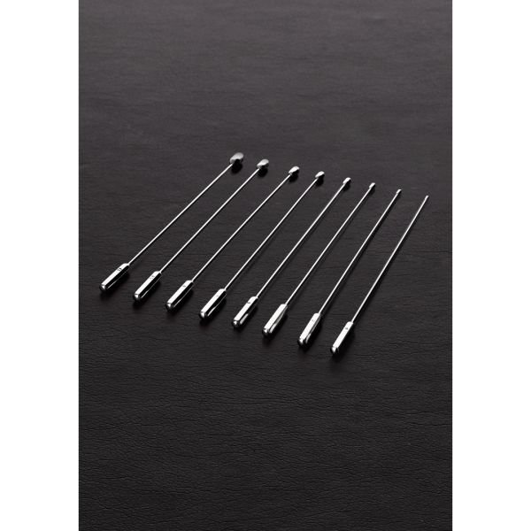 Steel Rosebud - Sondas uretrales - 8 piezas