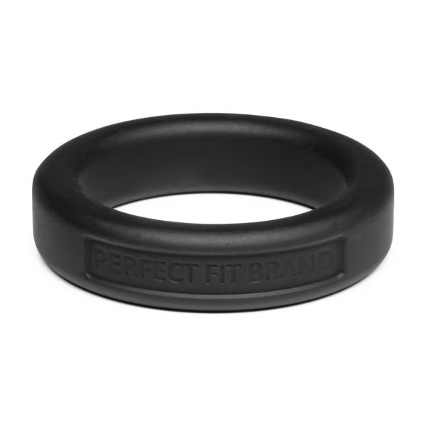PerfectFitBrand Silicone Hefty Ring Classic - Cockring - 3,6 cm - Negro