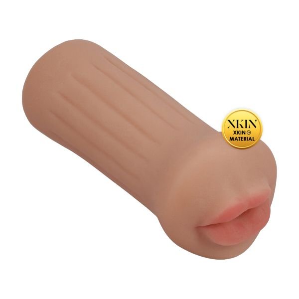 XKIN Raw - The Grip - Masturbador pequeño de TPE - 137g - Marrón claro