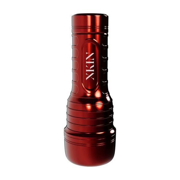 XKIN Metallix - Ryder Cain - Masturbador linterna - Culo - 570g - Rojo/Color carne