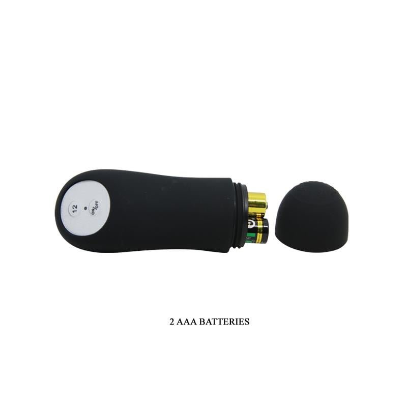 Butt Plug Bubbles Vibrator Black