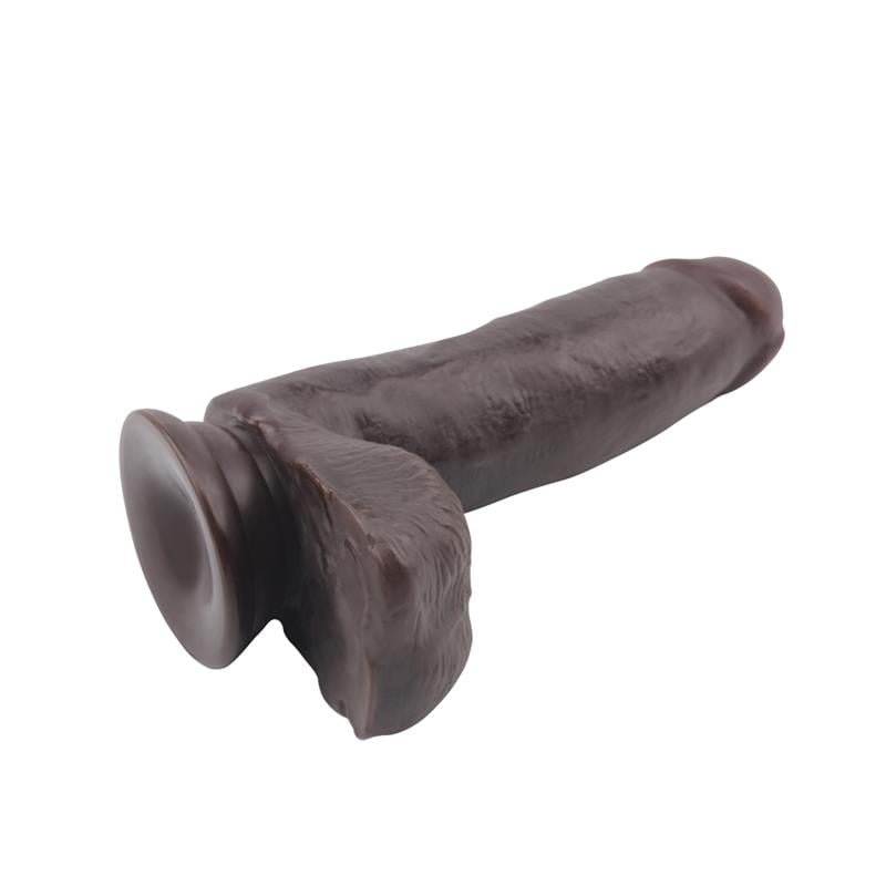 Dildo Dual Density Fashion Dude 17 x 3.6cm Brown