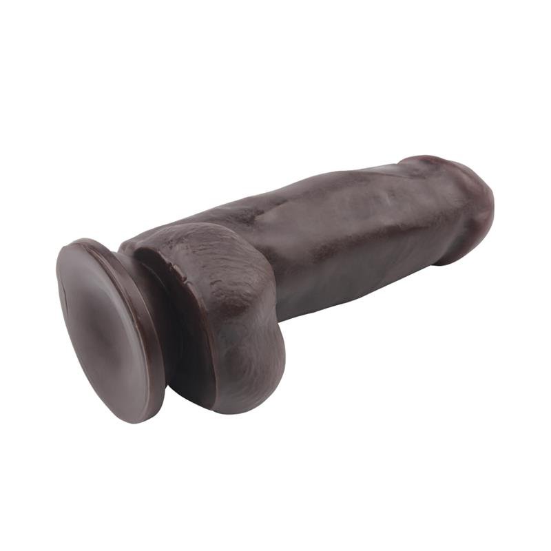 Dildo Dual Density Fashion Dude 17.5 x 4.9cm Brown