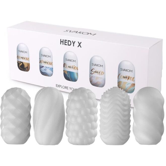 Hedy X Mix Textures Masturbator Egg Pack of 5