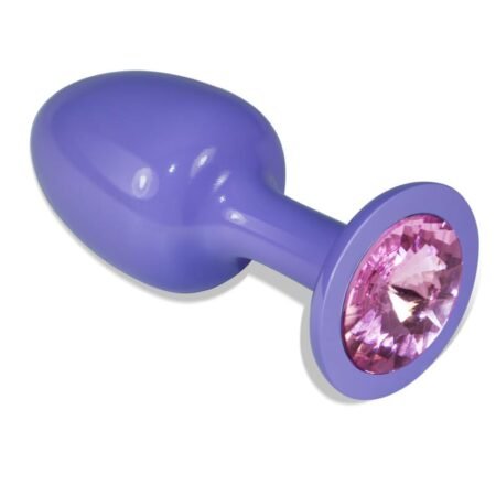 Butt Plug Purple Rosebud & Pink Jewel