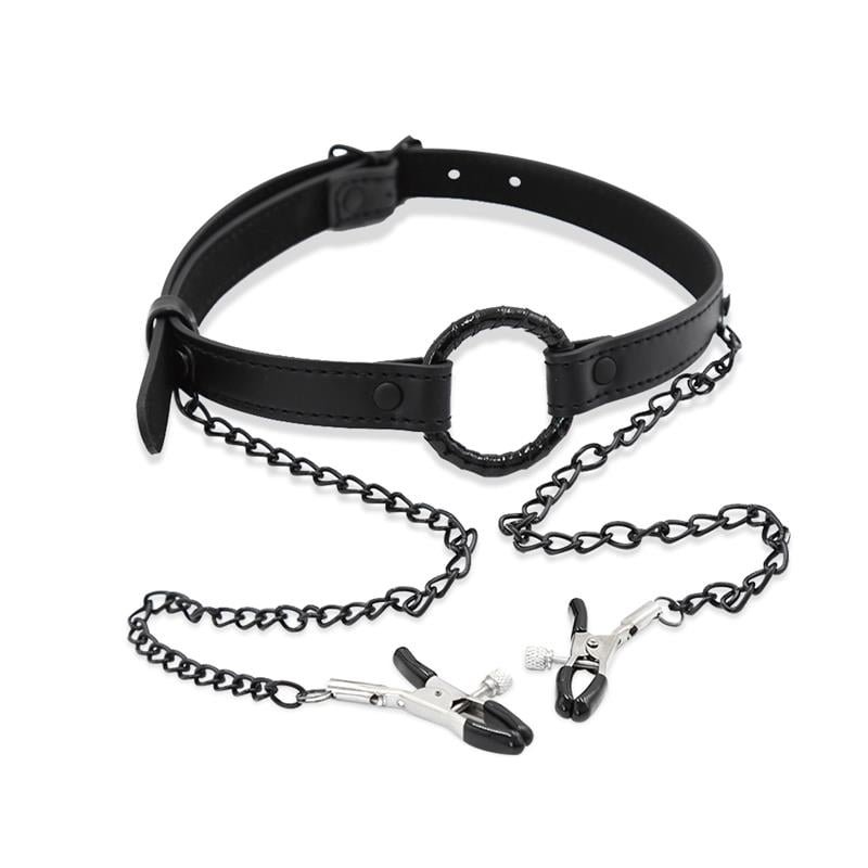 O Ring Gag and Nipple Clamps