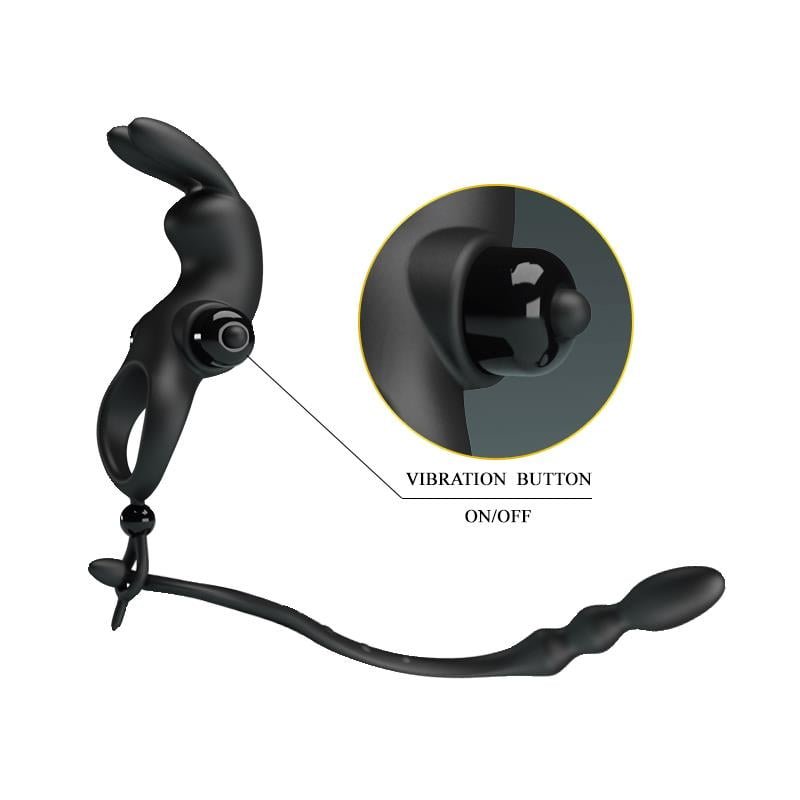 Vibrating Ring & Desmontable Anal Chain